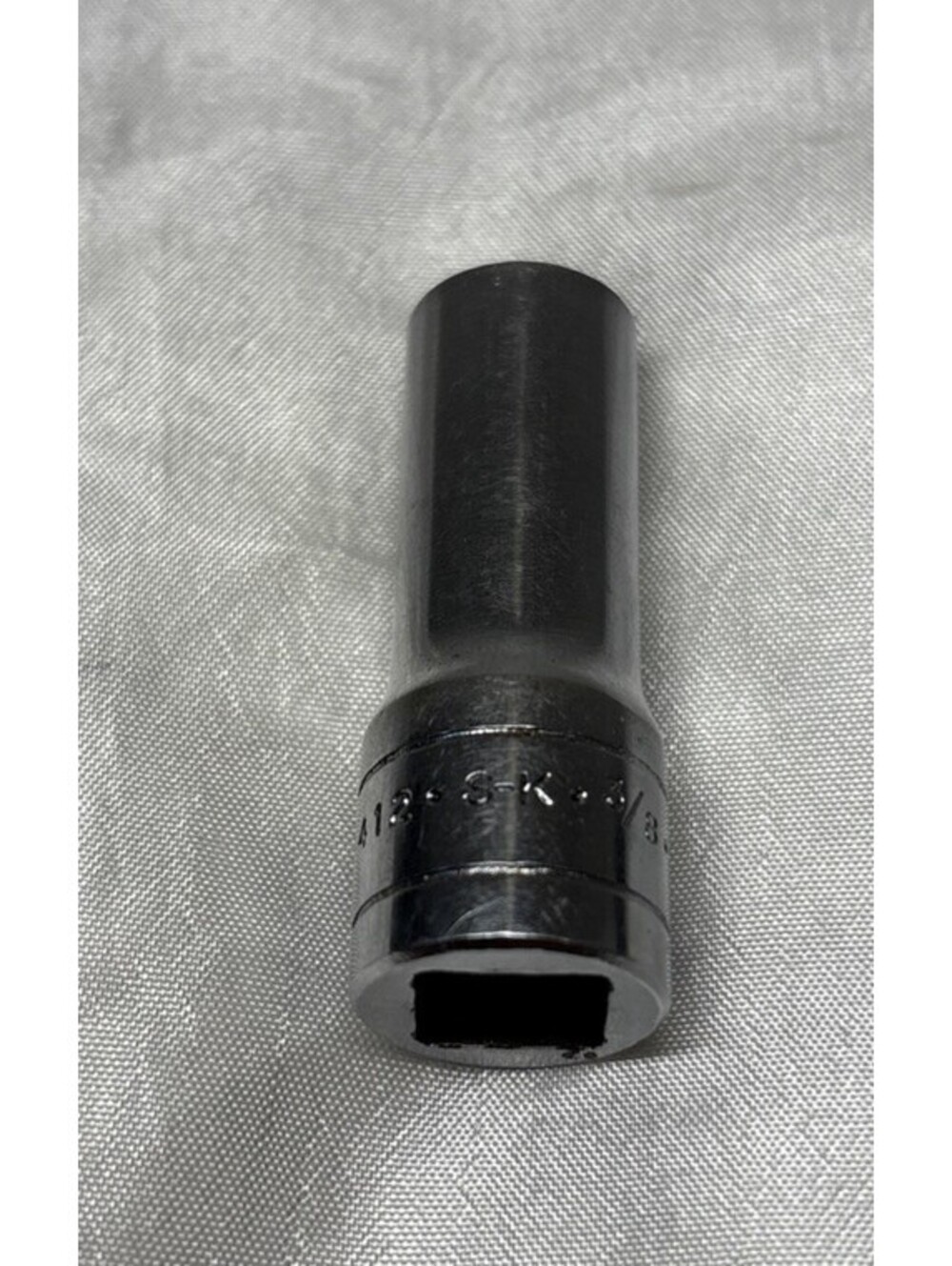 Vintage S-K Tools 3/8" Drive 5/8" 6 pt Deep Socket 40420 USA Great Tool & Con.